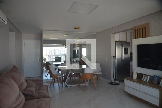 Sala de apartamento à venda com 3 quartos, 103m² em Centro, Santo André