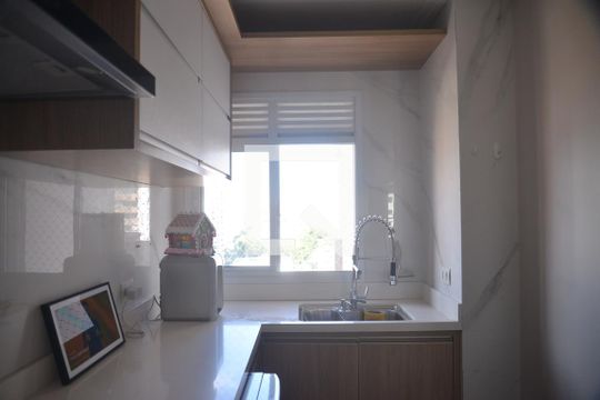 Cozinha de apartamento à venda com 3 quartos, 103m² em Centro, Santo André