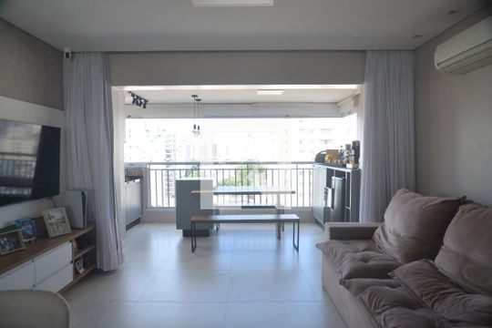 Sala de apartamento à venda com 3 quartos, 103m² em Centro, Santo André
