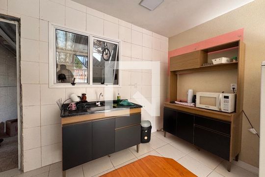 Sala/Cozinha de apartamento à venda com 3 quartos, 100m² em Scharlau, São Leopoldo
