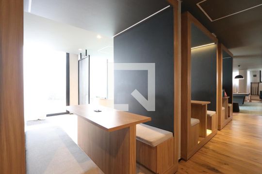 Área comum - Coworking de kitnet/studio para alugar com 1 quarto, 25m² em Paraíso, São Paulo