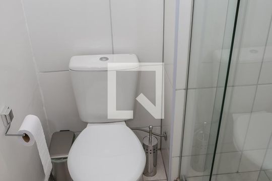 Banheiro de apartamento à venda com 2 quartos, 34m² em Várzea da Barra Funda, São Paulo