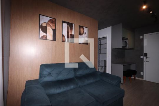 Sala de apartamento à venda com 1 quarto, 33m² em Vila Mariana, São Paulo