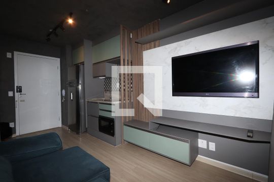 Sala de apartamento para alugar com 1 quarto, 33m² em Vila Mariana, São Paulo