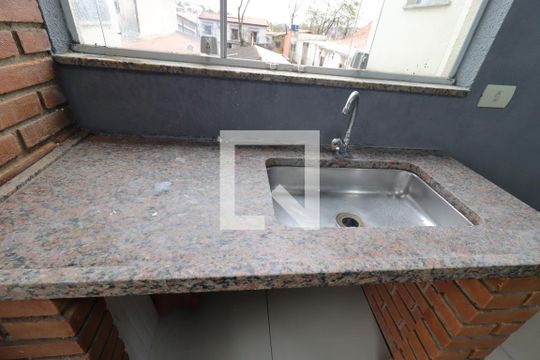 Cobertura - Área Gourmet - Pia de apartamento para alugar com 2 quartos, 104m² em Jardim das Maravilhas, Santo André
