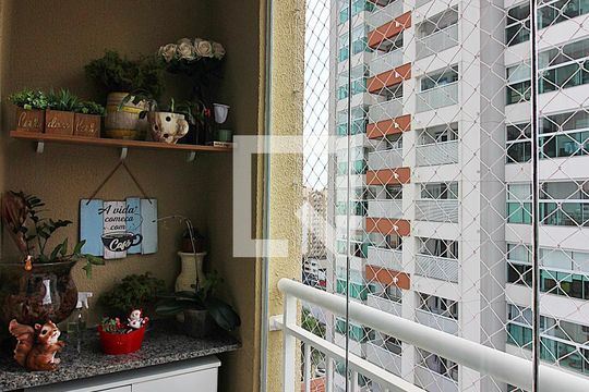 Sala Sacada de apartamento à venda com 2 quartos, 56m² em Baeta Neves, São Bernardo do Campo