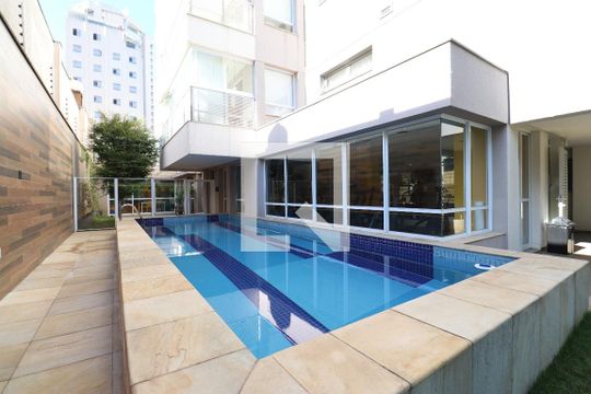 Área comum - Piscina de apartamento para alugar com 1 quarto, 43m² em Lapa, São Paulo