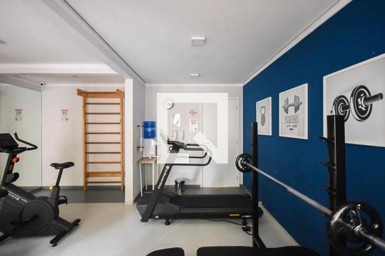 Área comum de apartamento à venda com 1 quarto, 29m² em Ferreira, São Paulo