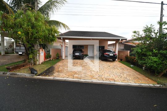 Fachada de casa de condomínio à venda com 3 quartos, 161m² em Bosque de Barão Geraldo, Campinas
