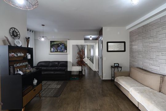 Sala de apartamento à venda com 2 quartos, 73m² em Vila Assunção, Santo André