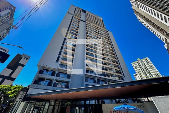 Fachada de kitnet/studio para alugar com 1 quarto, 27m² em Jardim das Acacias, São Paulo