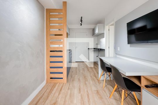Sala de apartamento à venda com 1 quarto, 29m² em Jardim da Gloria, São Paulo