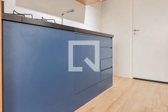 Cozinha - Armários de apartamento à venda com 1 quarto, 29m² em Jardim da Gloria, São Paulo