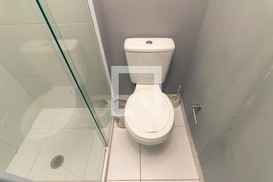 Banheiro de kitnet/studio à venda com 1 quarto, 46m² em Centro Histórico de São Paulo, São Paulo