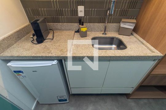 Cozinha de kitnet/studio à venda com 1 quarto, 46m² em Centro Histórico de São Paulo, São Paulo