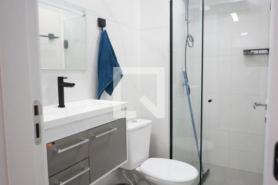 Banheiro de apartamento para alugar com 2 quartos, 38m² em Belenzinho, São Paulo