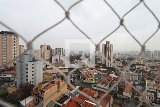 Vista da Varanda gourmet de apartamento à venda com 3 quartos, 91m² em Vila Assunção, Santo André