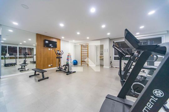 Área comum - Academia de apartamento à venda com 3 quartos, 91m² em Vila Assunção, Santo André