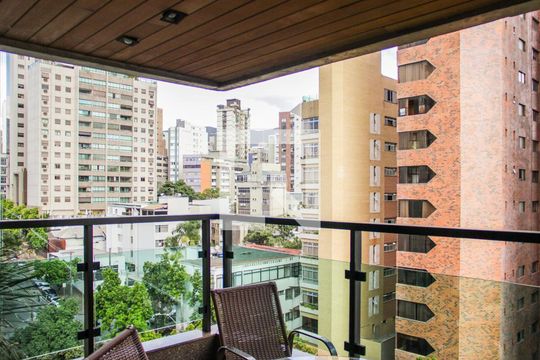 Varanda da Sala de apartamento à venda com 4 quartos, 271m² em Savassi, Belo Horizonte