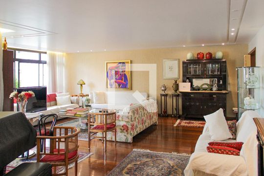 Sala de apartamento à venda com 4 quartos, 271m² em Savassi, Belo Horizonte