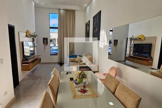 Sala de jantar de casa de condomínio para alugar com 3 quartos, 118m² em Jardim Eucaliptos
, Sorocaba