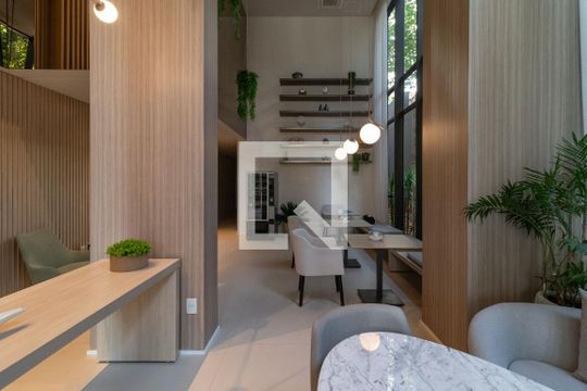 Área comum - Hall social de kitnet/studio à venda com 1 quarto, 22m² em Perdizes, São Paulo