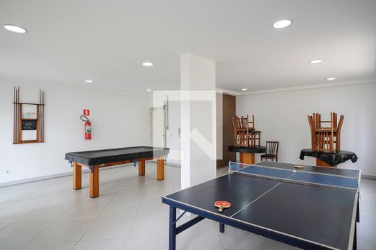 Área comum - Salão de jogos de apartamento para alugar com 3 quartos, 105m² em Vila Caminho do Mar, São Bernardo do Campo