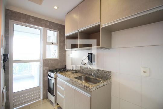 Cozinha - Armários de apartamento para alugar com 1 quarto, 44m² em Vila Andrade, São Paulo