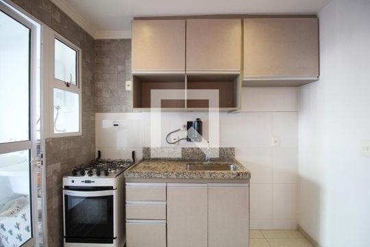 Cozinha - Armários de apartamento para alugar com 1 quarto, 44m² em Vila Andrade, São Paulo