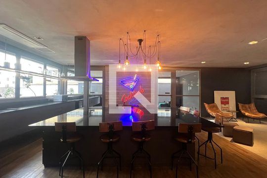 Espaço Gourmet de kitnet/studio à venda com 1 quarto, 19m² em Pinheiros, São Paulo