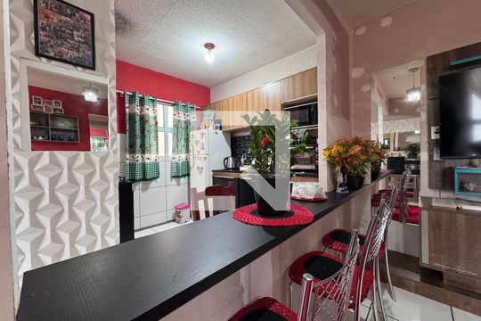 Sala de apartamento à venda com 2 quartos, 48m² em Campina, São Leopoldo