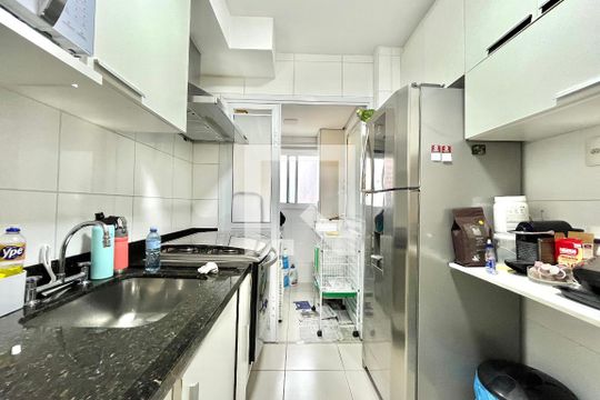 Cozinha de apartamento para alugar com 2 quartos, 72m² em Vila Clementino, São Paulo