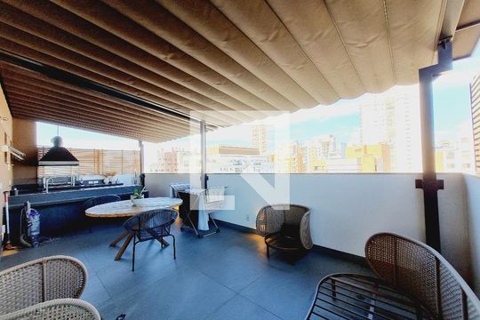 Varanda da Sala de apartamento à venda com 3 quartos, 200m² em Vila Suzana, São Paulo