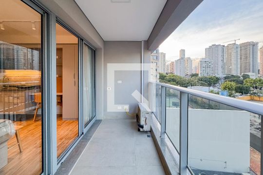 Varanda de kitnet/studio à venda com 1 quarto, 25m² em Vila Mariana, São Paulo