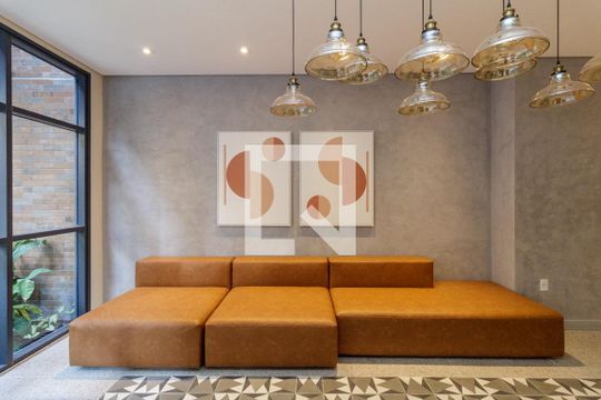 Área comum - Hall Social de kitnet/studio para alugar com 1 quarto, 28m² em República, São Paulo