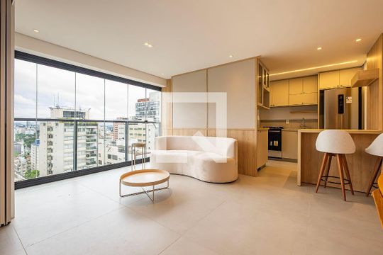 Sala de apartamento para alugar com 2 quartos, 107m² em Jardim Paulista, São Paulo