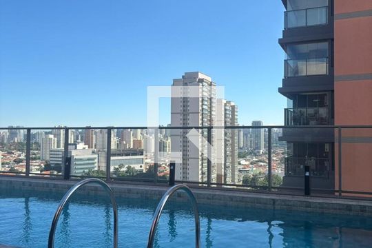 Área comum de apartamento à venda com 1 quarto, 27m² em Santo Amaro, São Paulo