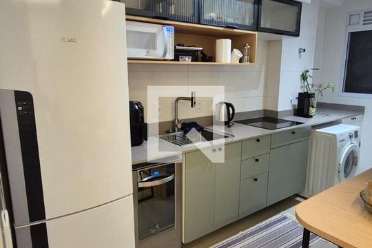 Cozinha de apartamento à venda com 2 quartos, 55m² em Camaquã, Porto Alegre