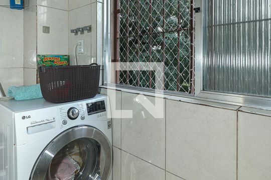 Área de Serviço de apartamento à venda com 3 quartos, 107m² em Jardim Lindóia, Porto Alegre