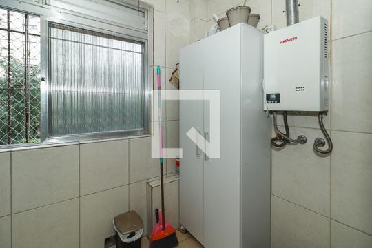 Área de Serviço de apartamento à venda com 3 quartos, 107m² em Jardim Lindóia, Porto Alegre