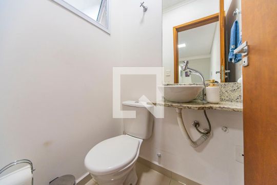 Lavabo de casa de condomínio à venda com 3 quartos, 127m² em Vila Helena, Santo André