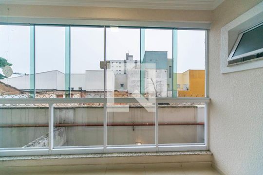 Varanda da Sala de casa de condomínio à venda com 3 quartos, 127m² em Vila Helena, Santo André
