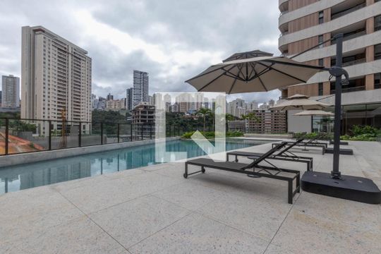 Área comum - Piscina de apartamento à venda com 4 quartos, 142m² em Vila das Flores, Nova Lima