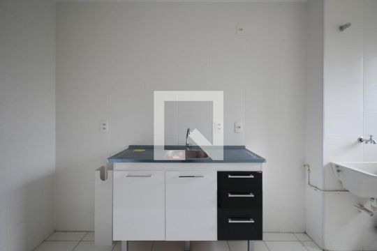 Cozinha de apartamento para alugar com 2 quartos, 47m² em Jardim Leonidas Moreira, São Paulo