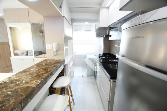 Cozinha de apartamento para alugar com 3 quartos, 78m² em Jardim Myrian Moreira da Costa, Campinas