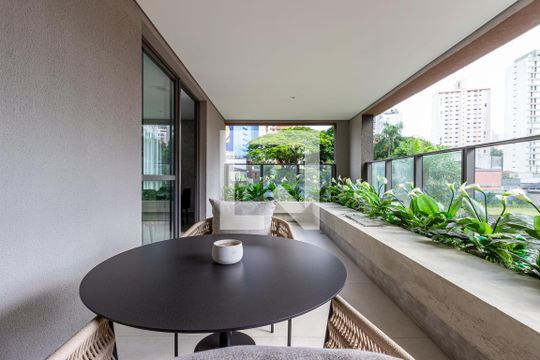 Área comum de kitnet/studio à venda com 1 quarto, 28m² em Jardim das Acacias, São Paulo