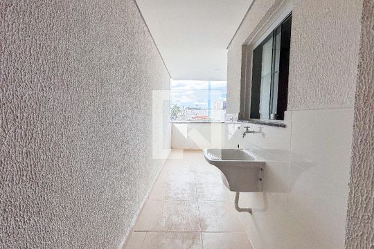 Área de Serviço de apartamento para alugar com 2 quartos, 49m² em Vila Dalila, São Paulo