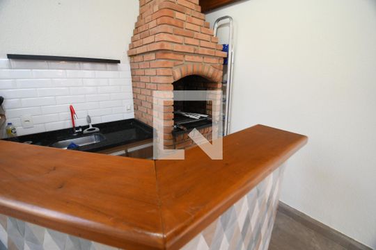 Varanda gourmet de casa de condomínio à venda com 3 quartos, 130m² em Jardim Myrian Moreira da Costa, Campinas