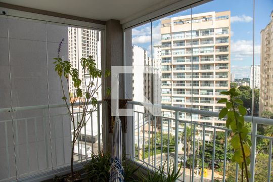 Varanda Studio de kitnet/studio à venda com 1 quarto, 37m² em Campo Belo, São Paulo