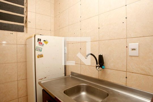 Cozinha de kitnet/studio à venda com 1 quarto, 44m² em Farroupilha, Porto Alegre